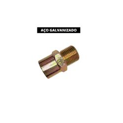Adaptador em Aço Femea 3/8 x 3/8 NPT Macho 000.LUB-5K - Romata Ferramentas e Máquinas