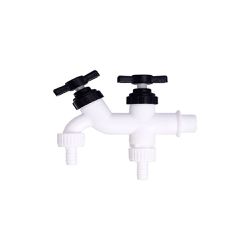 TORNEIRA PARA MAQUINA DE LAVAR BRANCA PLASTICA ROSCA 1/2