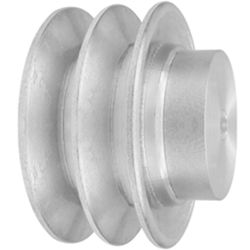 POLIA ALUMINIO 80MM 2 CANAIS A FURO 19 MM LAVADORA HIDROMAR BH-6500 - Romata Ferramentas e Máquinas