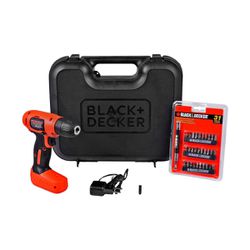 Parafusadeira Furadeira 8 Volts Ion Lítio Kit Com 31 Acessórios + Maleta LD008K31-BR - Romata Ferramentas e Máquinas