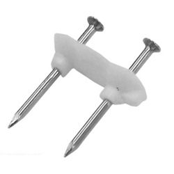 Grampo Miguelão 2 Pregos Comuns - Pacote com 15 peças 23388 - Romata Ferramentas e Máquinas