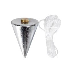 PRUMO DE CENTRO 200GR CORPO EM AÇO, CORDÃO DE 5MT - Romata Ferramentas e Máquinas