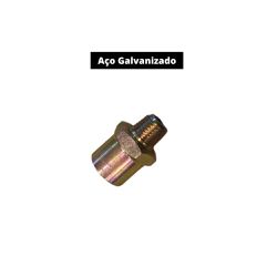 Adaptador em Aço Femea 1/2 x 1/4 NPT Macho Redução 000.LUB-5F - Romata Ferramentas e Máquinas
