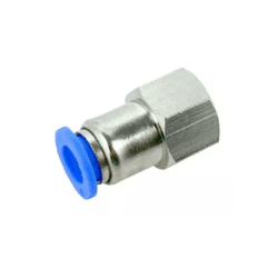 CONEXAO PNEUMATICA DE ENGATE RAPIDO CONECTOR RETO FEMEA TUBO 06 X 1/8 - Romata Ferramentas e Máquinas