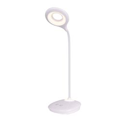 LUMINARIA DE MESA BIVOLT 6W 6000K TOUCH BRANCA BATERIA RECERREGAVEL - Romata Ferramentas e Máquinas