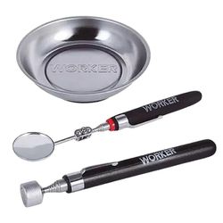 JOGO COM PEGADOR, ESPELHOE E PRATO MAGNÉTICO - Romata Ferramentas e Máquinas