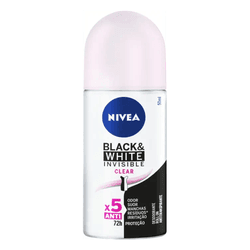 DESODORANTE ROLLON INVISIBLE BLACK & WHITE 50ML - Romata Ferramentas e Máquinas
