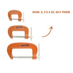 JOGO COM 3 GRAMPOS DE FIXACAO TIPO 