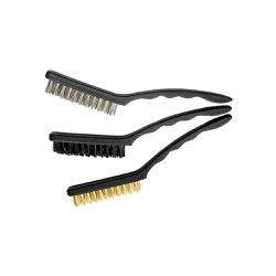 JOGO DE ESCOVAS DE AÇO GRANDE COM 3 PEÇAS - Romata Ferramentas e Máquinas