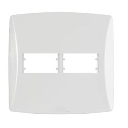 PLACA 4X4 2 POSTOS SEPARADOS HORIZONTAL LINHA PETRA BRANCA - Romata Ferramentas e Máquinas