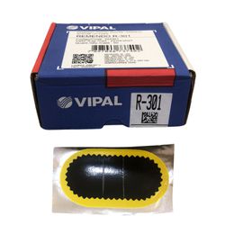 REMENDO A FRIO VIPAL R-301 OVAL 95 X 40 MM VIPAL R-301 CAIXA COM 50UN - Romata Ferramentas e Máquinas