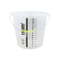 BALDE GRADUADO EM POLIETILENO VILUBRI 14 LITROS COM ALÇA - Romata Ferramentas e Máquinas