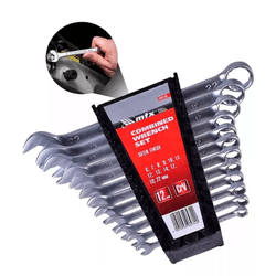 JOGO DE CHAVE COMBINADA MTX DE 6 A 22MM, 12 PEÇAS CROMO VANADIO - Romata Ferramentas e Máquinas