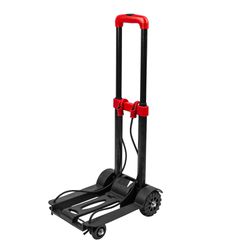 CARRINHO P/ TRANSPORTE DE CARGA DOBRAVEL ALUMINIO CAP.40KG 230X250M - Romata Ferramentas e Máquinas