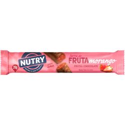BARRA DE FRUTA NUTRY MORANGO FRUTA + CHOCOLATE 20G - Romata Ferramentas e Máquinas