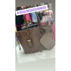 Bolsa de ombro com carteira - 102030 - Rosa Modas