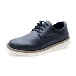 Sapato Social Oxford Masculino Confortavel Elegante Hybrid Derby Rota79 – Stealth Black Edition - Rota 79