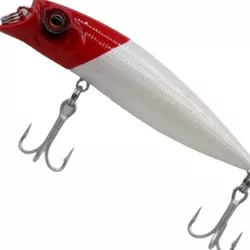 Artificial Brava 90 Branco com Vermelho - PLIN-47 - Rota da Pesca