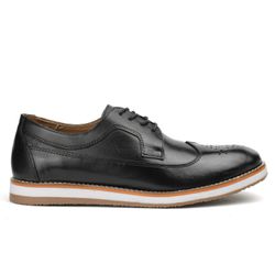 Sapato Masculino Brogue Esporte Fino em Couro Nob... - ROTA SHOES