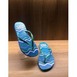 CHINELO AZUL FEMININO - 00077250 - RR CALÇADOS 
