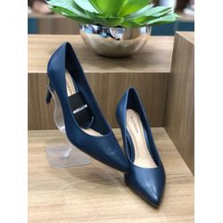 SAPATO SCARPIN COURO ATANADO MARINHO - 00076797 - RR CALÇADOS 