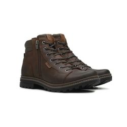 COTURNO Gor Couro MASCULINO Chocolate - 00077569 - RR CALÇADOS 