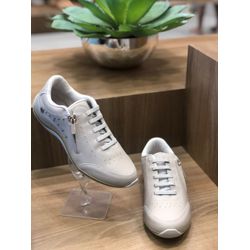 TENIS CASUAL BEGE - 00064831 - RR CALÇADOS 