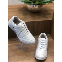 TENIS CASUAL BRANCO - 00075686 - RR CALÇADOS 