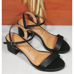 SANDALIAS SALTO MEDIO VIZZANO PRETO COMFORT REF; 6... - RR CALÇADOS 