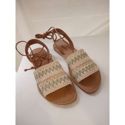 SANDALIAS RASTEIRA ANACAPRI VERDE COMFORT REF; C00... - RR CALÇADOS 