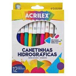 CANETINHAS HIDROGRAFICAS 12 CO... - Guilan Papelaria e Utilidades