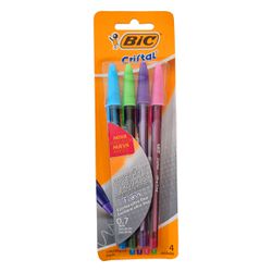 KIT BIC CRISTAL FASHION C/4 CA... - Guilan Papelaria e Utilidades