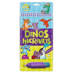 Livro Aquabook Dinos incriveis - Guilan Papelaria e Utilidades