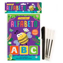 LIVRO REUTILIZÁVEL ALFABETO - ... - Guilan Papelaria e Utilidades