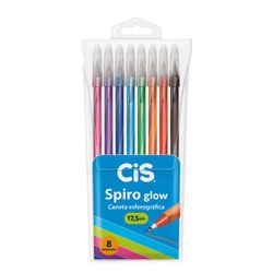 Caneta Esf Cis Spiro Glow Pont... - Guilan Papelaria e Utilidades