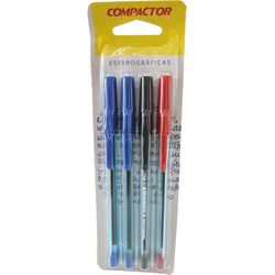 KIT C/4 CANETAS ESFEROGRÁFICAS... - Guilan Papelaria e Utilidades