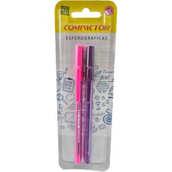 ESFEROGRÁFICA 07 COR PINK/VIOL... - Guilan Papelaria e Utilidades