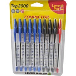 KIT C/10 CANETAS ESFEROGRÁFICA... - Guilan Papelaria e Utilidades