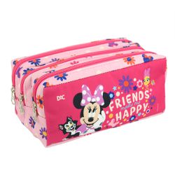 ESTOJO TRIPLO DAC MINNIE - Guilan Papelaria e Utilidades