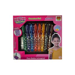 CANETA GEL TATTO COLLECTION - ... - Guilan Papelaria e Utilidades