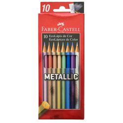 ECOLAPIS METALLIC 10 CORES FAB... - Guilan Papelaria e Utilidades