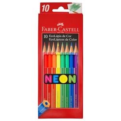 ECOLAPIS NEON 10 CORES FABER C... - Guilan Papelaria e Utilidades