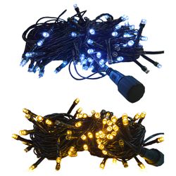 CORDÃO 100 LEDs C/20 STROBOS B... - Guilan Papelaria e Utilidades