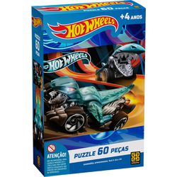 QUEBRA CABEÇA HOTWHEELS 60 PEÇ... - Guilan Papelaria e Utilidades
