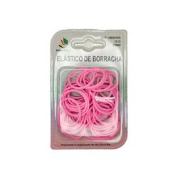 ELÁSTICOS DE BORRACHA - ROSA - Guilan Papelaria e Utilidades