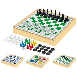 Jogo 4 Em 1 - Junges - Guilan Papelaria e Utilidades