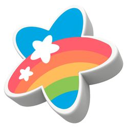 BORRACHA TR FUN MERCUR ESTRELA... - Guilan Papelaria e Utilidades