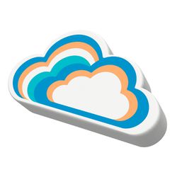 BORRACHA TR FUN MERCUR NUVEM -... - Guilan Papelaria e Utilidades