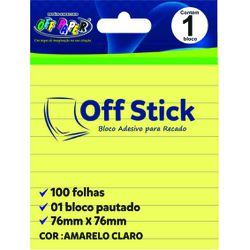 OFF STICK - BLOCO ADESIVO PARA... - Guilan Papelaria e Utilidades