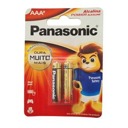 PILHA ALCALINA PANASONIC AAA - Guilan Papelaria e Utilidades